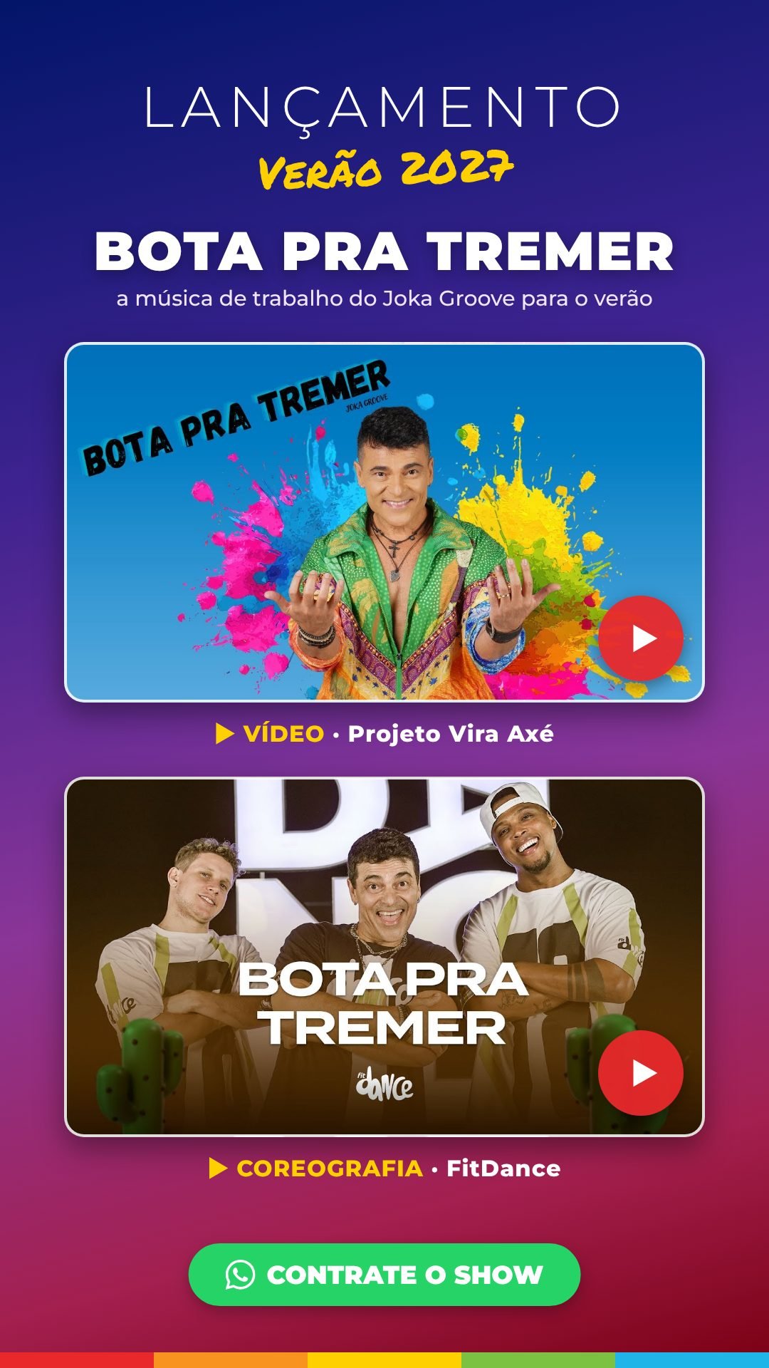 Lançamento Bota pra Tremer